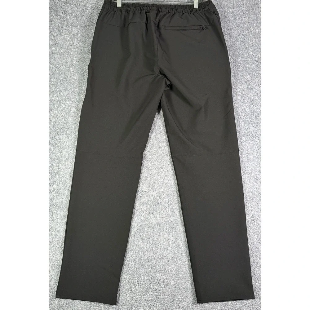 NWT Banana Republic Pants Mens 32x32 Black Performance Slim Tapered Fit Golf